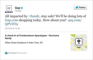 Illustration for article titled Tasteful American Apparel Ad Hawks U-Neck Dresses In The Midst Of Sandy's Massive Destruction